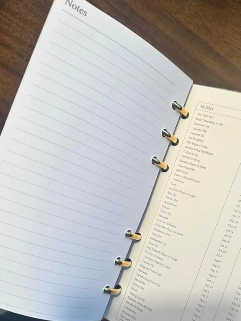 🆕 MM 6 Ring Planner Inserts Refills LV Medium Calendar 2026 2027 To Do Journal